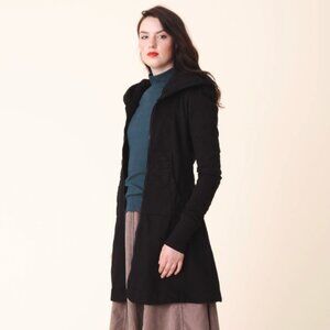 Prairie Underground Cloak Hoodie in Black - XS - Cosy Winter